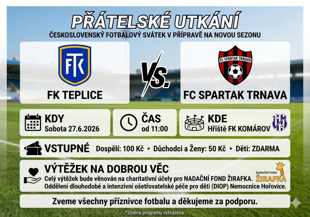 Přátelský mezinárodní zápas v Komárově